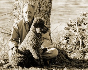 John Steinbeck Charley nevű kutyájával (1961)