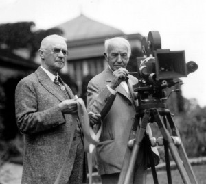 George Eastman (balra) és Thomas Edison (1928) 