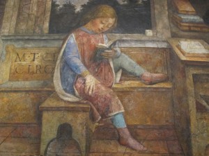 Vincenzo Foppa: A fiatal Ciceró olvas (1464)